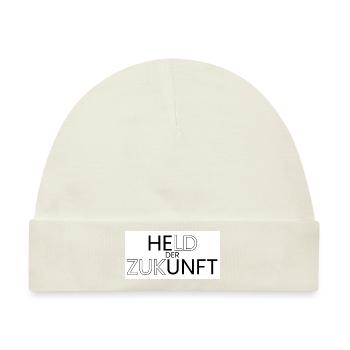 Held der Zukunft - Baby Premium Organic Mütze - Naturweiß - Vorne