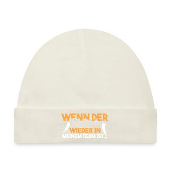 Wenn ich wieder den TROLL habe... - Baby Premium Organic Mütze - Naturweiß - Vorne