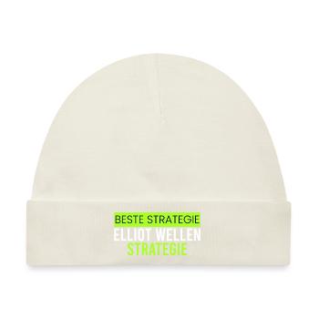 Elliot Wellen Strategie - Baby Premium Organic Mütze - Naturweiß - Vorne