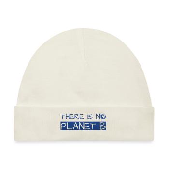 there is no planet b - Baby Premium Organic Mütze - Naturweiß - Vorne