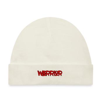 Warrior J - Baby Premium Organic Mütze - Naturweiß - Vorne
