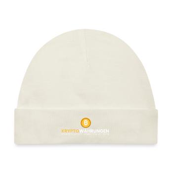 Kryptos = kein Verbot - Baby Premium Organic Mütze - Naturweiß - Vorne