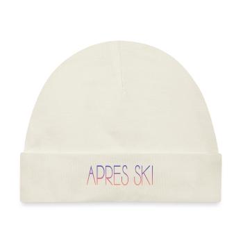 Apres Ski - Baby Premium Organic Mütze - Naturweiß - Vorne
