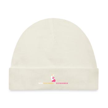 Mein Statement - schwanger - Baby Premium Organic Mütze - Naturweiß - Vorne