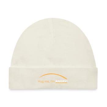 Umarme mich, ich bin wütend! - Baby Premium Organic Mütze - Naturweiß - Vorne