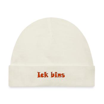 Ick bins - Baby Premium Organic Mütze - Naturweiß - Vorne