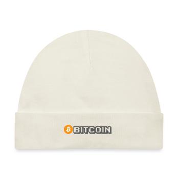 Bitcoin (Bitcoin) - Baby Premium Organic Mütze - Naturweiß - Vorne
