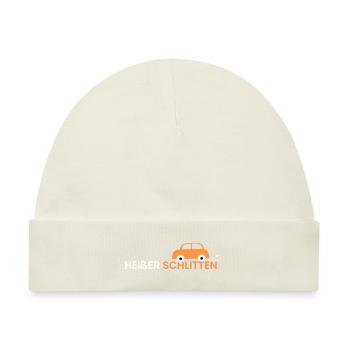 heißer Schlitten - Baby Premium Organic Mütze - Naturweiß - Vorne