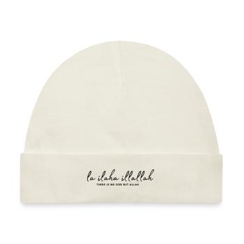 La ilaha illallah Islam - Baby Premium Organic Mütze - Naturweiß - Vorne