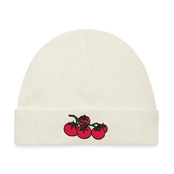 tomaten / tomato - Baby Premium Organic Mütze - Naturweiß - Vorne