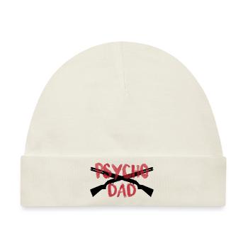 PSYCHO DAD - Baby Premium Organic Mütze - Naturweiß - Vorne