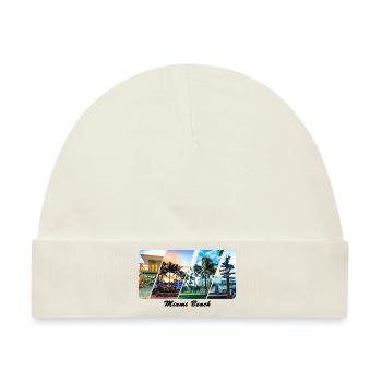 Miami Beach - Baby Premium Organic Mütze - Naturweiß - Vorne