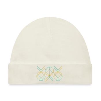 Neon Art-Deco-Muster - Baby Premium Organic Mütze - Naturweiß - Vorne