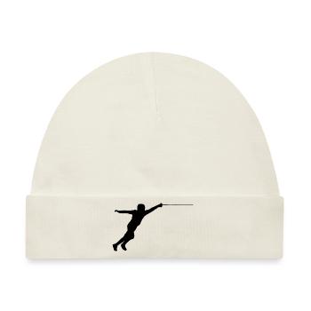 fencing fechten floret sword parry samurai6 - Baby Premium Organic Mütze - Naturweiß - Vorne