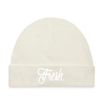 fresh white - Baby Premium Organic Mütze - Naturweiß - Vorne