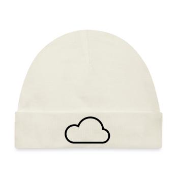 Cloud - Baby Premium Organic Mütze - Naturweiß - Vorne