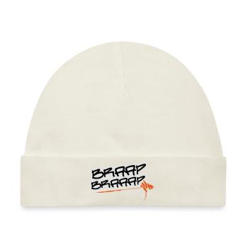 Braap braaap machine - Baby Premium Organic Mütze - Naturweiß - Vorne