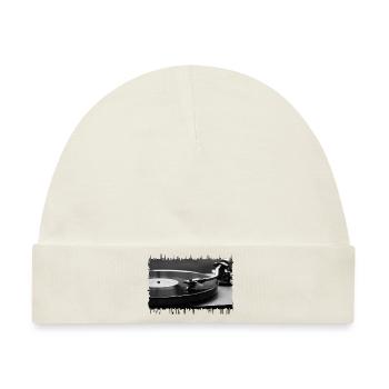 Vinyl - Baby Premium Organic Mütze - Naturweiß - Vorne
