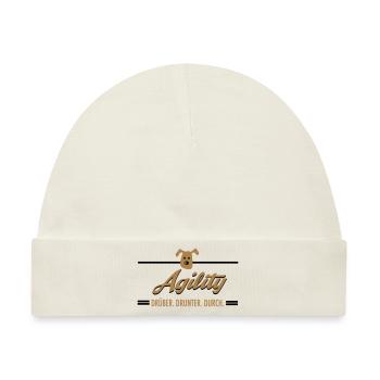 Agility - Baby Premium Organic Mütze - Naturweiß - Vorne