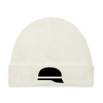 Feuerwehrhelm - Baby Premium Organic Mütze - Naturweiß - Vorne