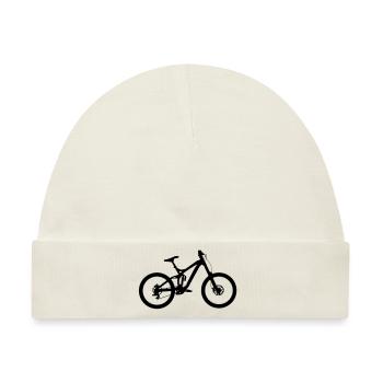 Mountainbike - Baby Premium Organic Mütze - Naturweiß - Vorne