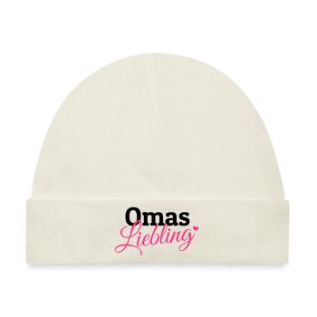 Omas Liebling - Baby Premium Organic Mütze - Naturweiß - Vorne
