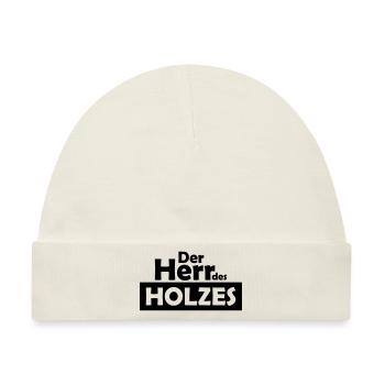 der herr des holzes - Baby Premium Organic Mütze - Naturweiß - Vorne