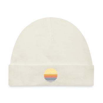 Retro Sunset - Baby Premium Organic Mütze - Naturweiß - Vorne