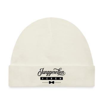 junggesellen crew - Baby Premium Organic Mütze - Naturweiß - Vorne