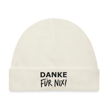 Danke - Baby Premium Organic Mütze - Naturweiß - Vorne