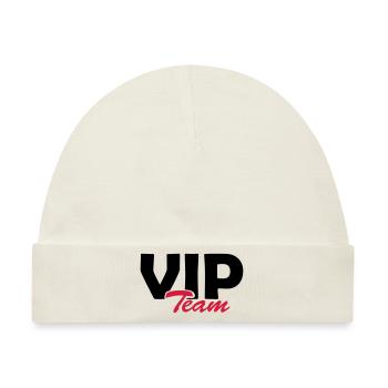 vip 2 - Baby Premium Organic Mütze - Naturweiß - Vorne