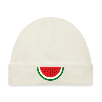 Wassermelone, Wassermelone - Baby Premium Organic Mütze - Naturweiß - Vorne