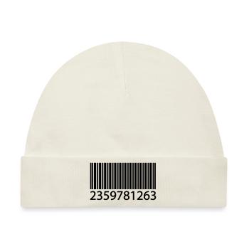 EAN code barcode - Baby Premium Organic Mütze - Naturweiß - Vorne
