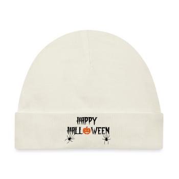 Happy Halloween - Baby Premium Organic Mütze - Naturweiß - Vorne