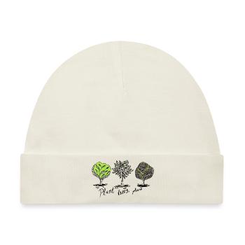 Plant trees - Baby Premium Organic Mütze - Naturweiß - Vorne