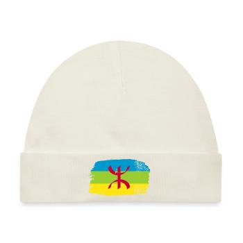 Amazigh - Baby Premium Organic Mütze - Naturweiß - Vorne