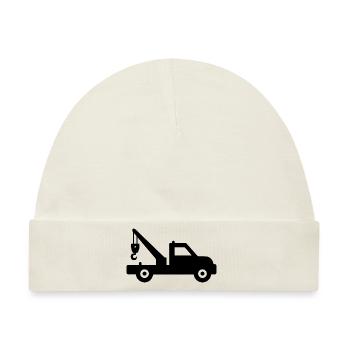 Der Abschleppwagen service 24h - Baby Premium Organic Mütze - Naturweiß - Vorne