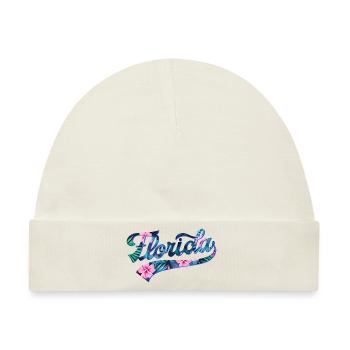 Florida Tropic Swoosh - Baby Premium Organic Mütze - Naturweiß - Vorne