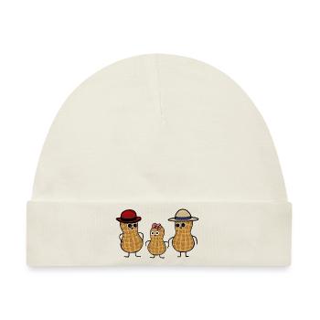 Familie Eltern Elternschaft Kinder Baby Kleinkind - Baby Premium Organic Mütze - Naturweiß - Vorne