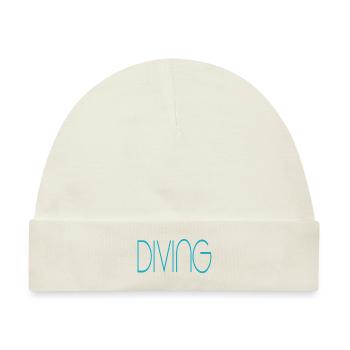 Diving - Baby Premium Organic Mütze - Naturweiß - Vorne