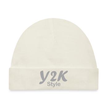 Y2k style 2000er Jahre - Baby Premium Organic Mütze - Naturweiß - Vorne