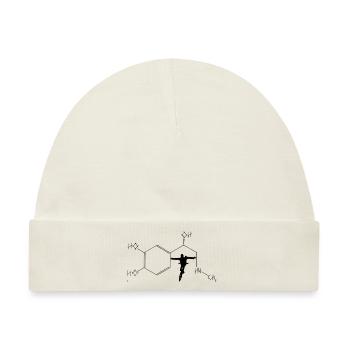 MTB Lifestyle - No Hander Adrenalin - Baby Premium Organic Mütze - Naturweiß - Vorne