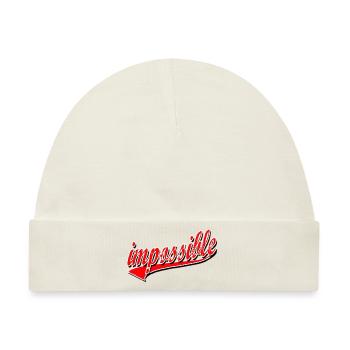 impossible unmöglich dieb bandit gym training cap - Baby Premium Organic Mütze - Naturweiß - Vorne