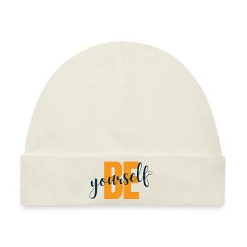 Be yourself - Baby Premium Organic Mütze - Naturweiß - Vorne