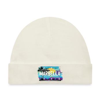Marbella - Baby Premium Organic Mütze - Naturweiß - Vorne