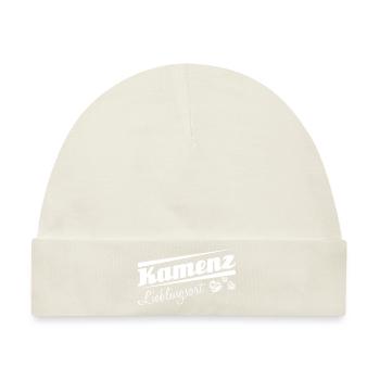 Kamenz - Lieblingsort mit Stadtnamen - Baby Premium Organic Mütze - Naturweiß - Vorne