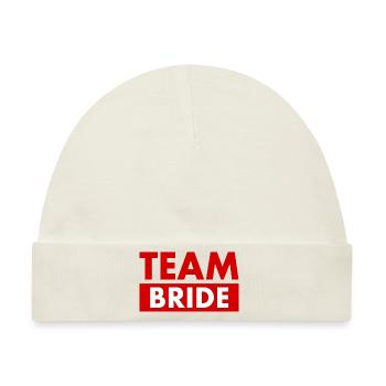 Team bride - Baby Premium Organic Mütze - Naturweiß - Vorne