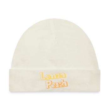Lemon Peach - Baby Premium Organic Mütze - Naturweiß - Vorne
