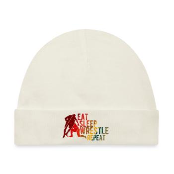 Grappling Martial Arts Wrestling - Baby Premium Organic Mütze - Naturweiß - Vorne
