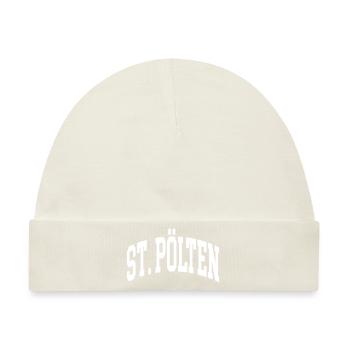 St. Pölten - Baby Premium Organic Mütze - Naturweiß - Vorne